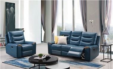 أريكة جلدية مستلق Loveseat كرسي